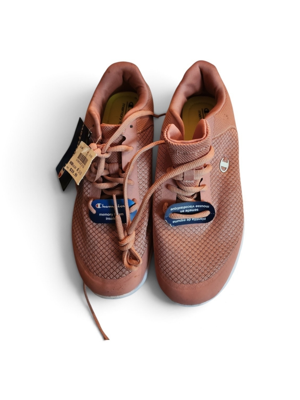 Champion Women's Mesh Sneakers in Dusty Pink